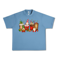 Pebble Blue Christmas gnomes coffee cups Urban Heavy Tee - MaliasSmallBusiness