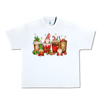 White Christmas gnomes coffee cups Urban Heavy Tee - MaliasSmallBusiness