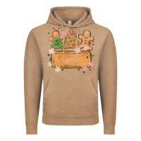 Vintage Coffee costom name christmas cookie Vintage Hoodie - MaliasSmallBusiness