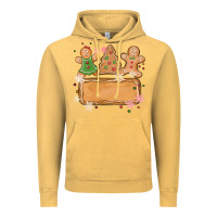 Vintage Mustard costom name christmas cookie Vintage Hoodie - MaliasSmallBusiness