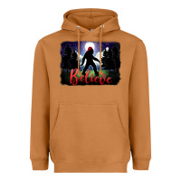 Meerkat bigfoot believe christmas Heavyweight Hoodie - FaDigitalArtStudio