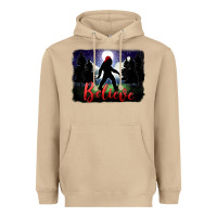Mushroom bigfoot believe christmas Heavyweight Hoodie - FaDigitalArtStudio