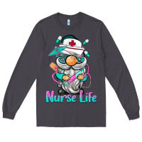 Smoke nurse life  gnome Long Sleeve Tee - BarkalooDesign