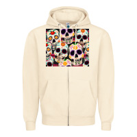 Sandshell cinco de mayo skull Zipper Hoodie - CowGirlArtShop