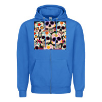 True Royal cinco de mayo skull Zipper Hoodie - CowGirlArtShop