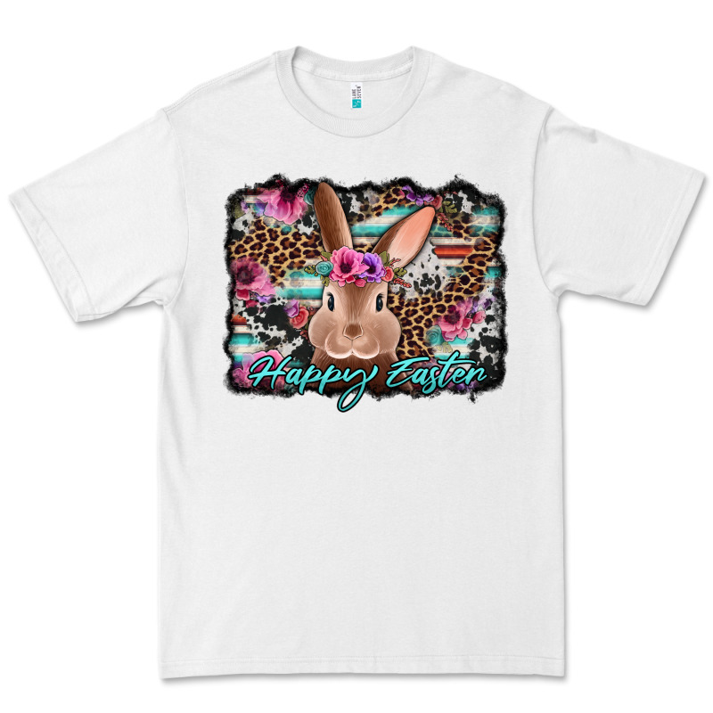Happy Easter Bunny Western Background Premium Tee by Jasminsmagicworld | Teevron