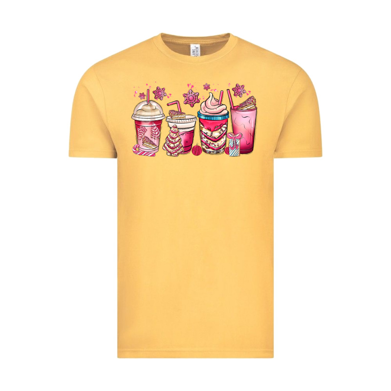 Christmas Debbie Cake White Coffee Cups Vintage Tee by MaliasSmallBusiness | Teevron
