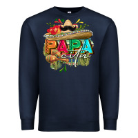 Navy Papacita Premium Sweatshirt - FaDigitalArtStudio