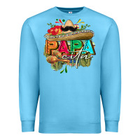 Ocean Blue Papacita Premium Sweatshirt - FaDigitalArtStudio