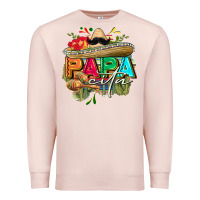 Pale Pink Papacita Premium Sweatshirt - FaDigitalArtStudio