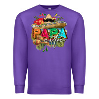 Purple Papacita Premium Sweatshirt - FaDigitalArtStudio