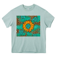 Arona Sunflower Gemstone Leopard Heavy Core Tee - Artiststas