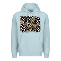Blue Mist racing leopard backgraund Premium Hoodie - JahusDesignShop