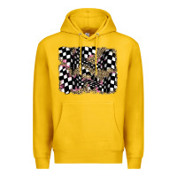 Lemon racing leopard backgraund Premium Hoodie - JahusDesignShop