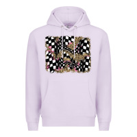 Lilac racing leopard backgraund Premium Hoodie - JahusDesignShop