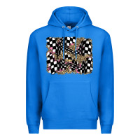 True Royal racing leopard backgraund Premium Hoodie - JahusDesignShop