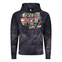 Cloud Black coffee teach repeat teacher Vintage Hoodie - NancyCooperArtShop