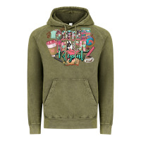 Vintage Olive coffee teach repeat teacher Vintage Hoodie - NancyCooperArtShop