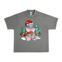 Tornado cute christmas hippopotamus Urban Heavy Tee - MaliasSmallBusiness