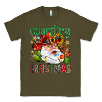 Army Green Country Christmas Classic Tee - NancyCooperArtShop