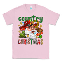 Bubblegum Pink Country Christmas Classic Tee - NancyCooperArtShop