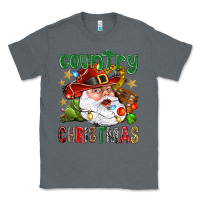 Charcoal Heather Country Christmas Classic Tee - NancyCooperArtShop