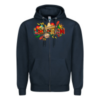 Navy cinco de mayo librarian Zipper Hoodie - CowGirlArtShop