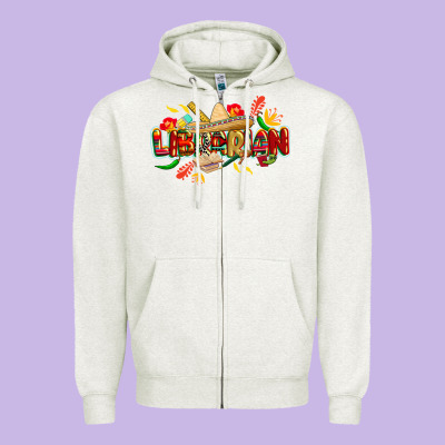 Cinco De Mayo Librarian Zipper Hoodie Designed By Cowgirlartshop