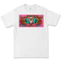 White western baby boer goat pink flowers serape leopard pink glitter patter Premium Tee - BarkalooDesign