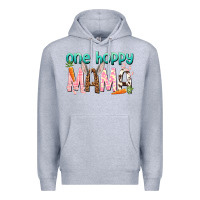 Heather Grey One hoppy mama mother's day Premium Hoodie - HowdyJamesFarm