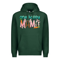 Sports Green One hoppy mama mother's day Premium Hoodie - HowdyJamesFarm