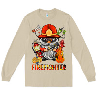 Mushroom firefighter gnome Long Sleeve Tee - BarkalooDesign