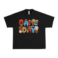 Black game day baseball Urban Heavy Tee - JahusDesignShop
