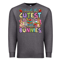 Charcoal Heather Easter Day I teach the cutest little bunnies Premium Sweatshirt - OliviaCreatesArt