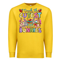 Lemon Easter Day I teach the cutest little bunnies Premium Sweatshirt - OliviaCreatesArt