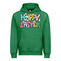 Emerald Hoppy Easter Urban Hoodie - CowhideDigitalArt