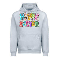 Heather Grey Hoppy Easter Urban Hoodie - CowhideDigitalArt