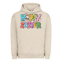 Pigment French Oak Hoppy Easter Urban Hoodie - CowhideDigitalArt