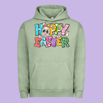 Hoppy Easter Urban Hoodie Designed By Cowhidedigitalart