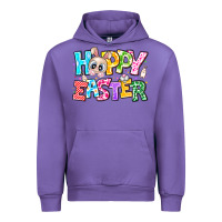 Tulip Hoppy Easter Urban Hoodie - CowhideDigitalArt