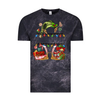 Cloud Black customize christmas elf Vintage Tee - MaliasSmallBusiness