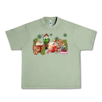 Oil Green gingerbread coffee Urban Heavy Tee - MaliasSmallBusiness