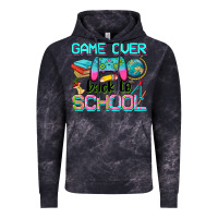 Cloud Black game over back to school Vintage Hoodie - NancyCooperArtShop