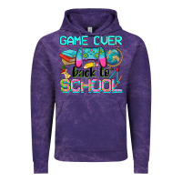 Cloud Purple game over back to school Vintage Hoodie - NancyCooperArtShop