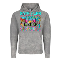 Cloud Rock game over back to school Vintage Hoodie - NancyCooperArtShop