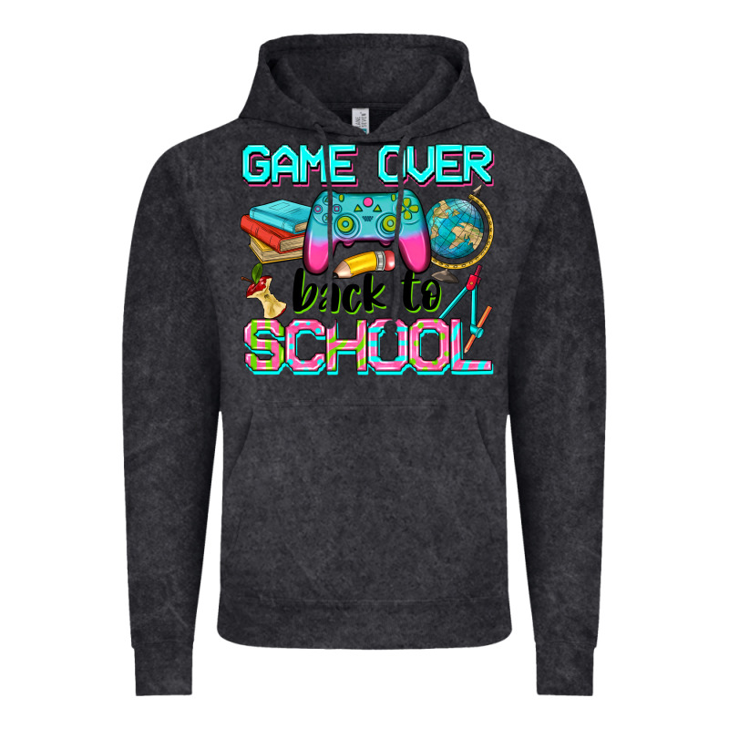 Game Over Back To School Vintage Hoodie by NancyCooperArtShop | Teevron