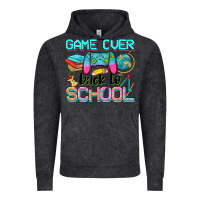 Vintage Black game over back to school Vintage Hoodie - NancyCooperArtShop