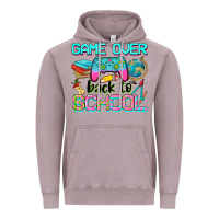 Vintage Zinc game over back to school Vintage Hoodie - NancyCooperArtShop
