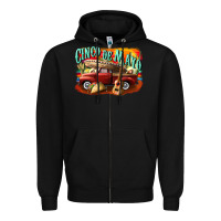 Black cinco de mayo truck Zipper Hoodie - CowGirlArtShop