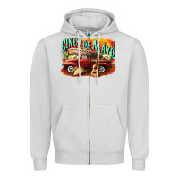 Dove Grey cinco de mayo truck Zipper Hoodie - CowGirlArtShop